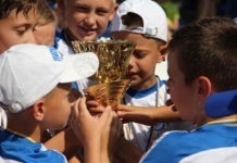 Фото с награждения Dnipro Summer Cup 2018 среди детей 2009 г.р.