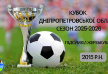 Результати кубку Дніпропетровської області 2015 р.н.